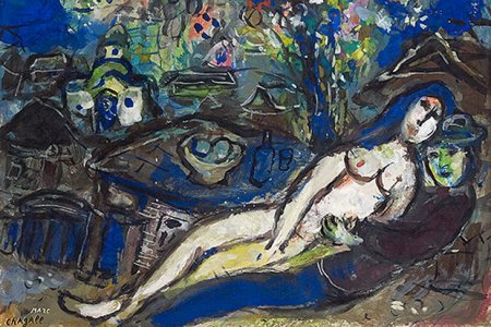 Картина Шагала ушла в Новом Орлеане за 1 млн долларов