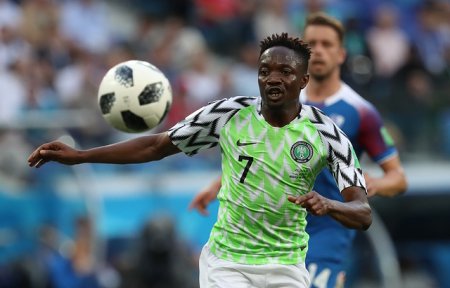 Нигерийцы благодаря дублю Мусы обыграли исландцев в матче чемпионата мира