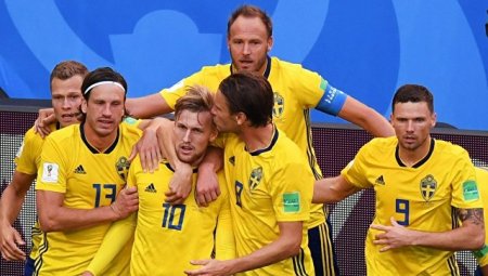 Сборная Швеции победила команду Швейцарии  и вышла в четвертьфинал ЧМ-2018