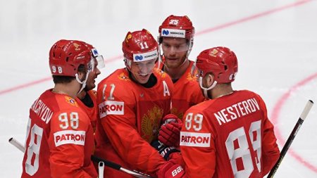 Российские хоккеисты разгромили австрийцев на ЧМ-2019 по хоккею