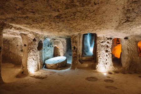 В Турции найден древний подземный город, растянувшийся на километры