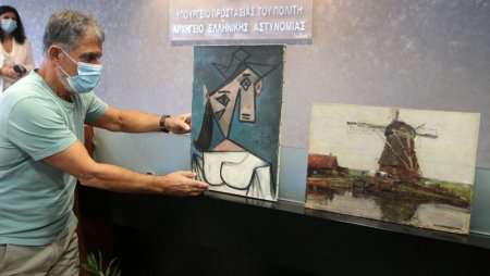 Украденный шедевр Пикассо обнаружили в засохшей реке в Греции