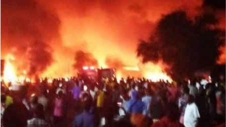 Взрыв бензовоза в Сьерра-Леоне: почти 100 погибших