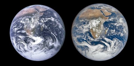 Ученые сравнили два фото Земли с разницей в 50 лет