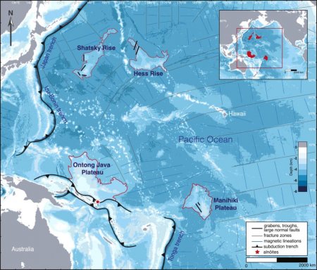 Геологи нашли объяснение разломов в Тихоокеанской плите