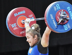 Дина Сазановец завоевала золото ЧЕ-2014 по тяжелой атлетике