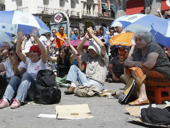 Годовщина испанских протестов обернулась задержаниями «возмущенных»
