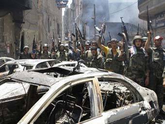 Повстанцев выбили из центра Дамаска