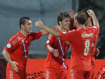 Сборная России разгромила Израиль в отборочном матче ЧМ-2014