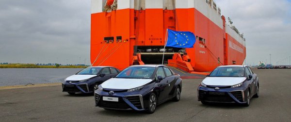 Toyota будет продавать Mirai в Европе. Первые машины уже прибыли в Великобританию