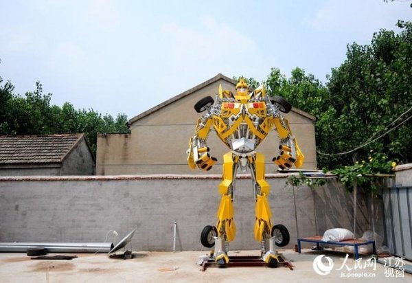 Китаец построил для сына трансформера в натуральную величину