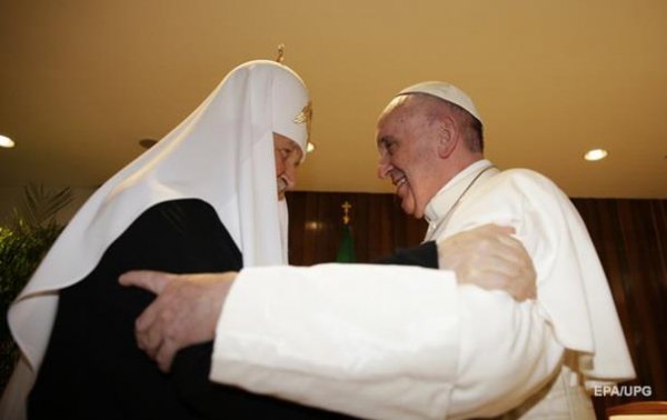Патриарх Московский впервые встретился с Папой Римским