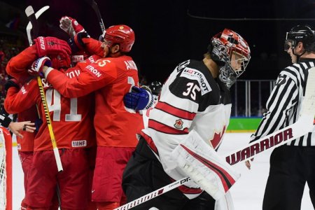 Сборная России проиграла канадцам и вылетела с ЧМ по хоккею