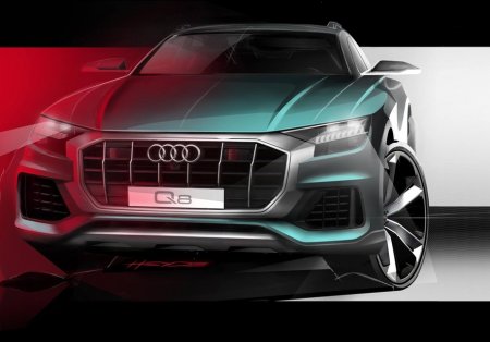Audi показала новое изображение купеобразного Q8