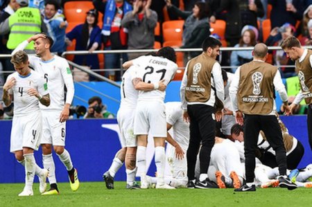 ЧМ-2018: Гол в концовке матча принес Уругваю победу над Египтом