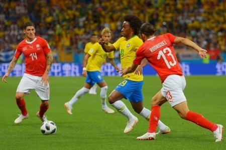 Сборная Бразилии сыграла вничью с командой Швейцарии