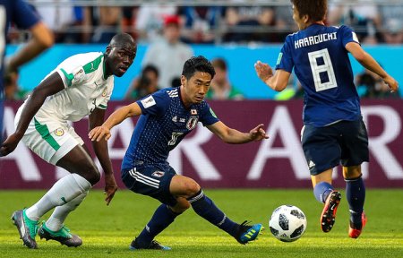 Сборная Японии сыграла вничью с командой Сенегала в матче ЧМ-2018