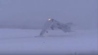 В Сети опубликовали видео крушения Ту-22М3 в Мурманской области