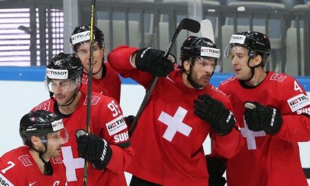 Швейцария выиграла четвертый матч на ЧМ по хоккею, обыграв Норвегию