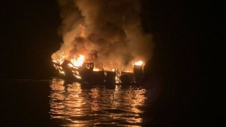 34 человека сгорели на судне в Калифорнии