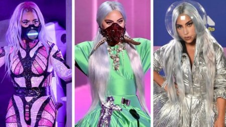Леди Гага: пять наград и девять нарядов на одной церемонии