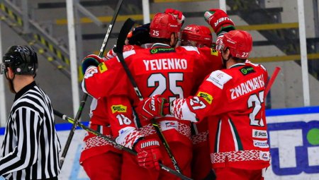 Сборная Беларуси по хоккею уверенно победила Австрию