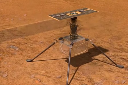 Вертолет НАСА совершил первый полет на Марсе