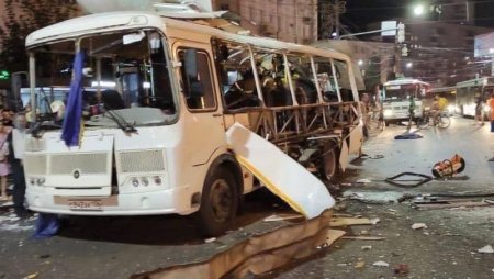 В Воронеже взорвался автобус, есть пострадавшие