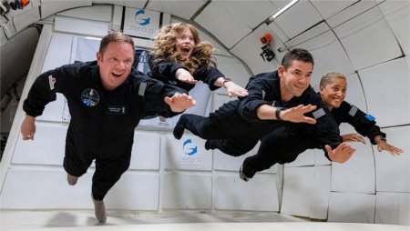 SpaceX впервые в истории вывела на орбиту целиком частный экипаж