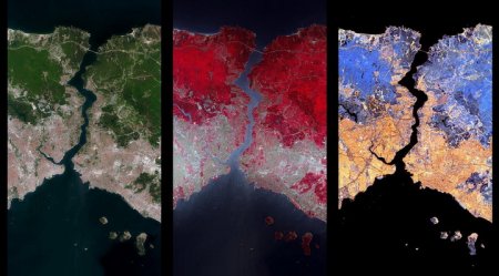 Немецкий спутник сделал свои первые цветные фото Земли с высоким разрешением