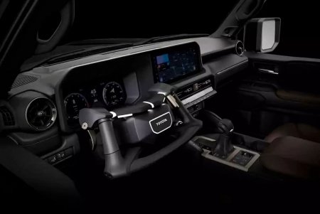 Toyota показала инновационный руль для нового Land Cruiser