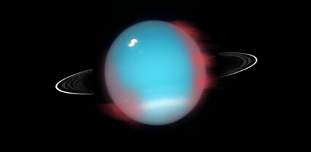 На холодном Уране впервые увидели инфракрасные сияния