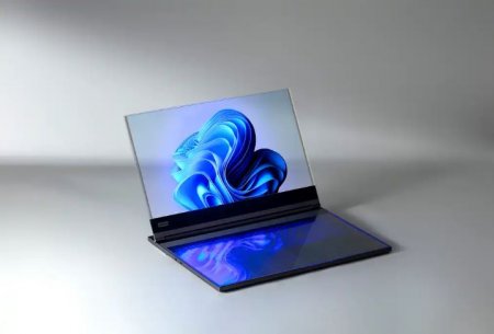 Lenovo представила ноутбук с прозрачным экраном