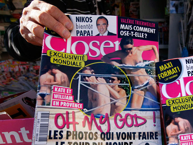 Французский журнал вернул Кейт Миддлтон опозорившие ее фото. Но снимки уже напечатали в Швеции