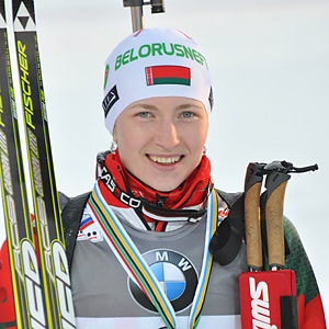 Домрачева заняла 3-е место в масс-старте на этапе Кубка мира в Холменколлене