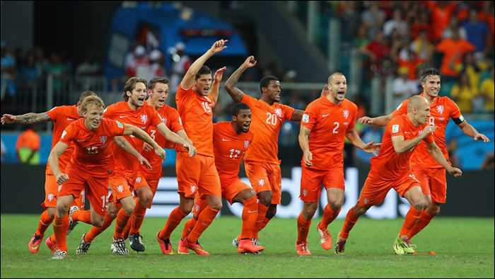 Четвертьфинал ЧМ-2014. Голландия только в серии пенальти смогла обыграть Коста-Рику