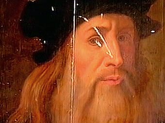 В Риме показали неизвестный портрет Леонардо да Винчи.