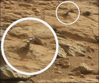 Марсоход Curiosity обнаружил обломок неизвестного механизма