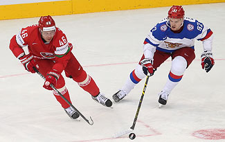 Беларусь проиграла России и в четвертьфинале встретится со Швецией