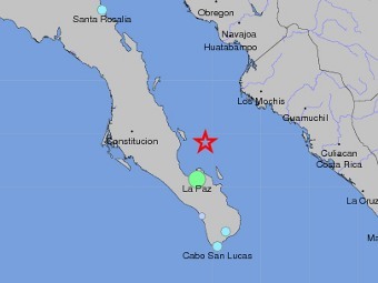 У побережья Мексики произошло землетрясение магнитудой 6,2