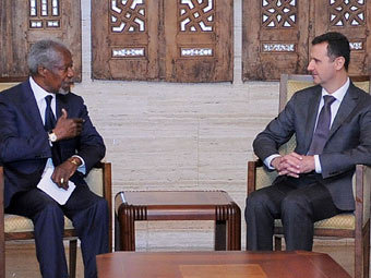 Аннан остался доволен переговорами с Асадом