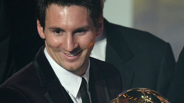 Лионель Месси в третий раз подряд признан лучшим футболистом года
