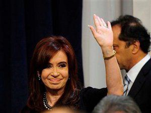 У президента Аргентины Кристины Киршнер обнаружен рак