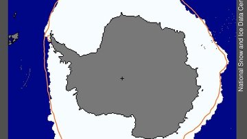 Площадь морского льда в Антарктике достигла рекордно высокого значения