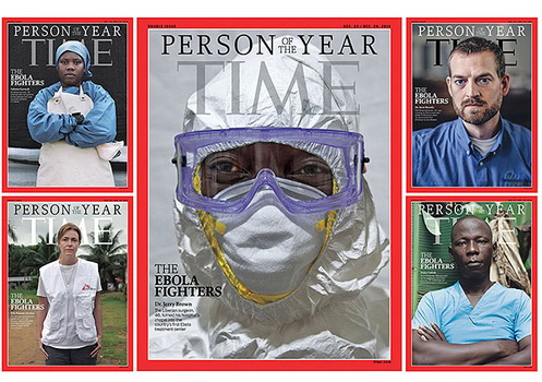 «Человеком года» по версии Time стал борец с Эболой: обобщенный образ врача опередил Путина