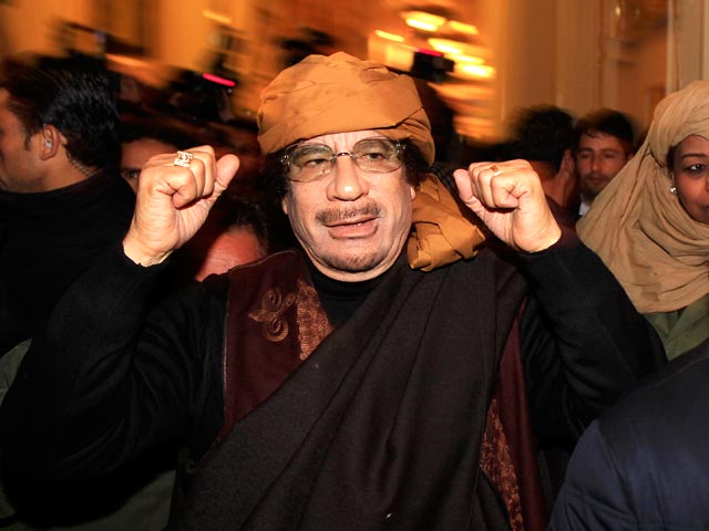 Каддафи вновь обратился к сторонникам и заявил, что его невозможно ликвидировать