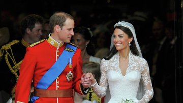 Принц Уильям и Кейт Миддлтон официально стали мужем и женой (Фото)