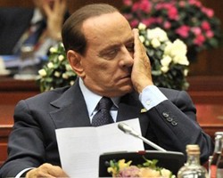 Берлускони потерял поддержку большинства в парламенте Италии