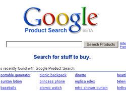 Google разработал  товарную поисковую систему