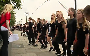 В Дублине установлен новый рекорд Гиннесса по массовому исполнению ирландского танца (Видео)